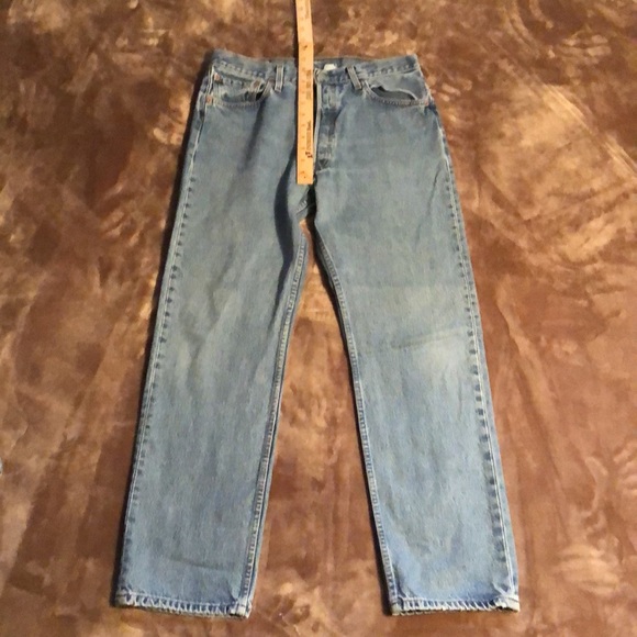 VINTAGE 501 Levi’s (1997, 1999, & 2001) red tag Jeans (lot of 5) | 34 x 32 - Picture 11 of 17